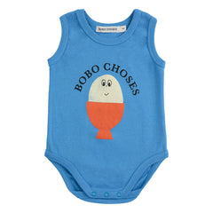 Bobo Choses - Bobo ärmelloser Body aus Bio-Baumwolle | Blau