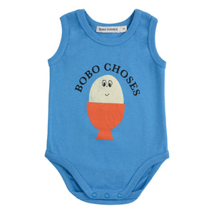 Bobo Choses - Bobo ärmelloser Body aus Bio-Baumwolle | Blau