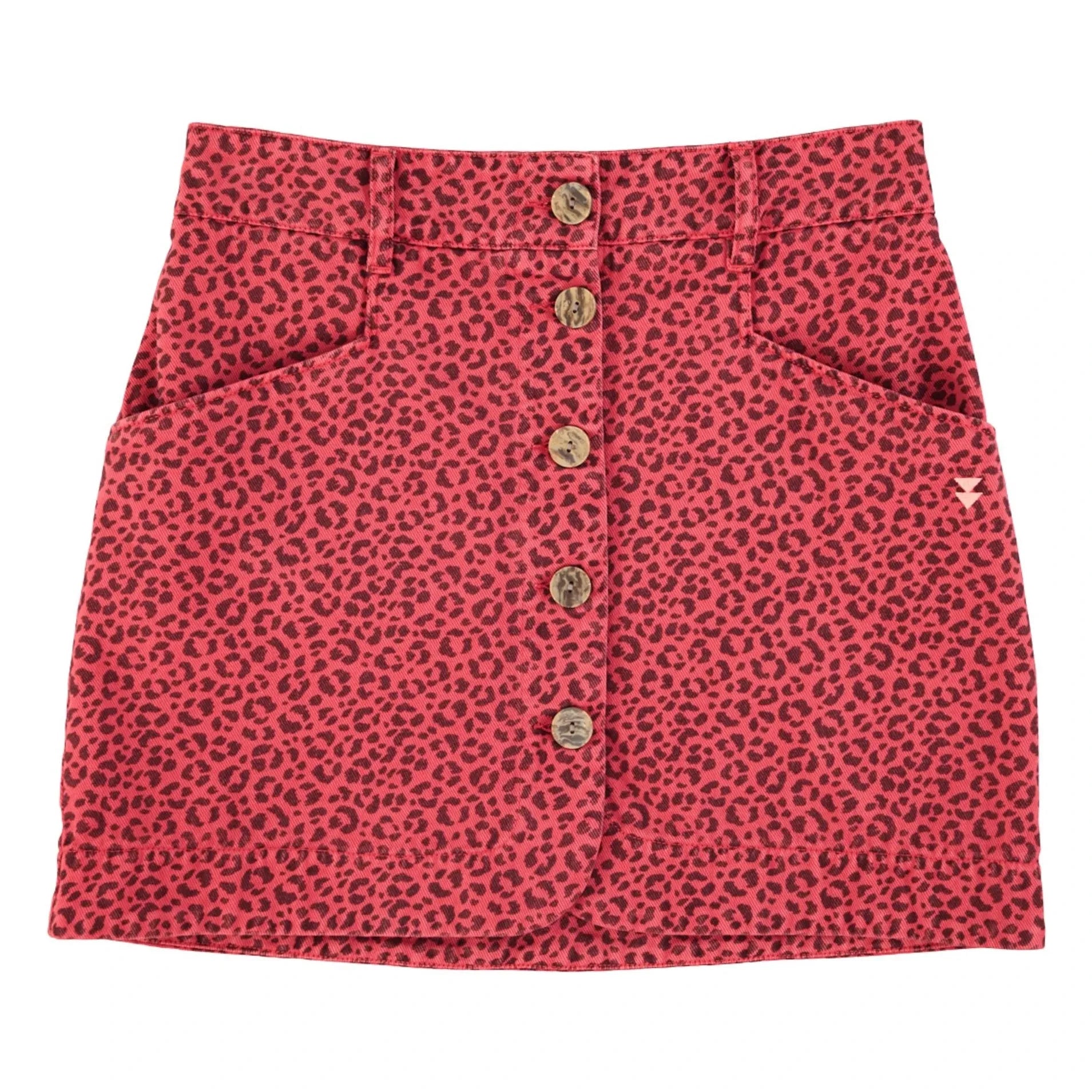 Sisters Department - Pamuk Leopar Etek | Framboise