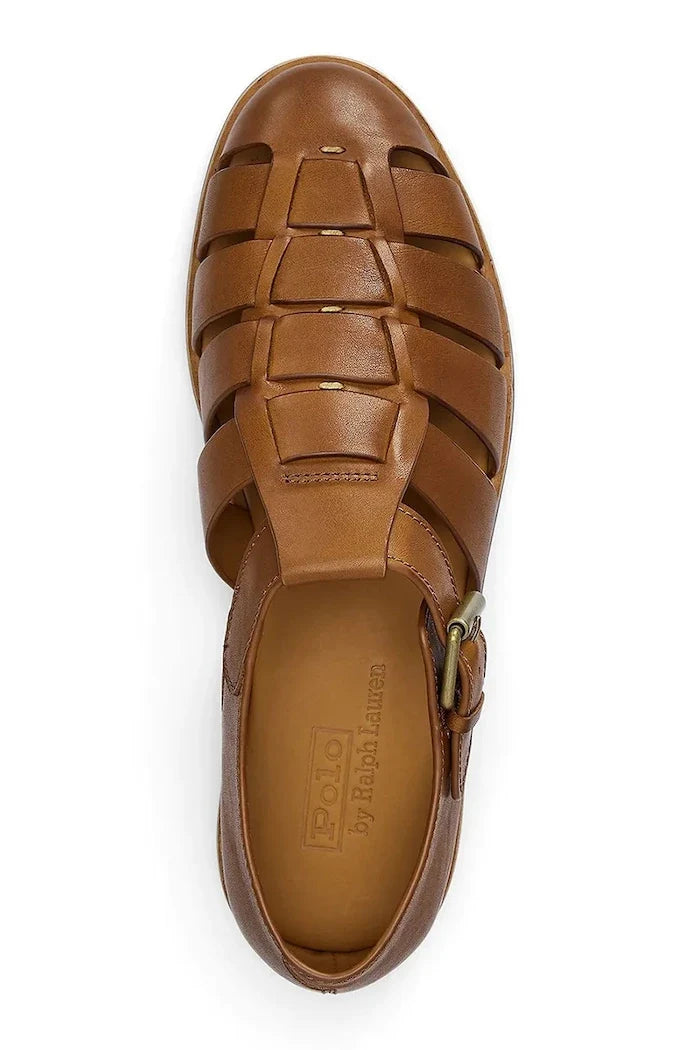 Polo Ralph Lauren Erkek Deri Sandalet Finn Lug