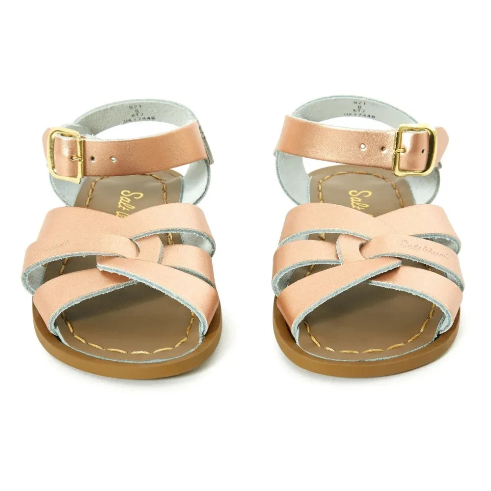 Salt-Water - Salt-Water Original Wasserdichte Ledersandalen | Roségold