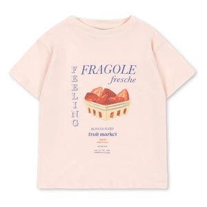 Konges Sløjd - Era Fragole organic cotton T-shirt | Pale Pink
