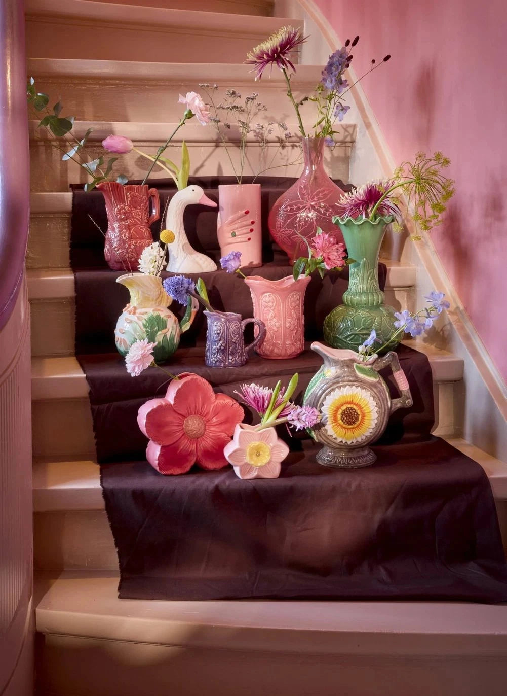 Rice - "Fleur" Keramikvase | Pink