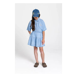 Hundred Pieces - Denim Kaya etek | Mavi