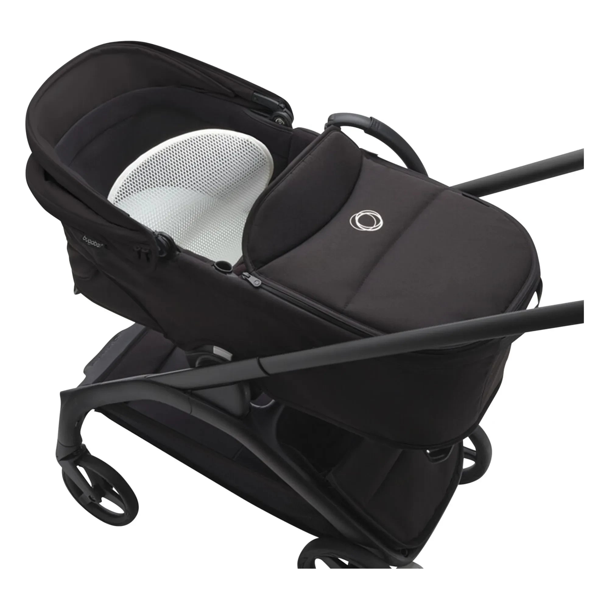 Bugaboo - Bugaboo Dragonfly Şehir Bebek Arabası komple şasi siyah | Taupe kahverengi