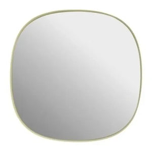 Muuto - Framed Wall Mirror 40x40 cm | Pale Yellow