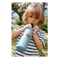 Liewood - Falk şişe - 500 ml | Tiger/Beach mavi