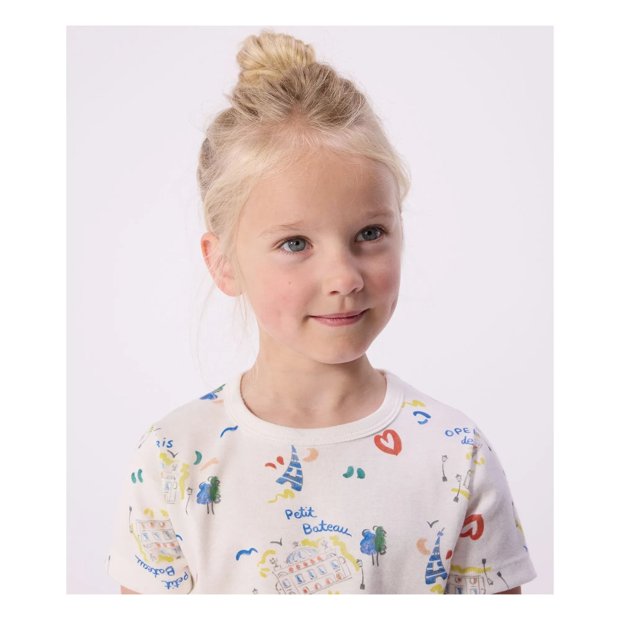 Petit Bateau - Opera Şort Pijama | Beyaz
