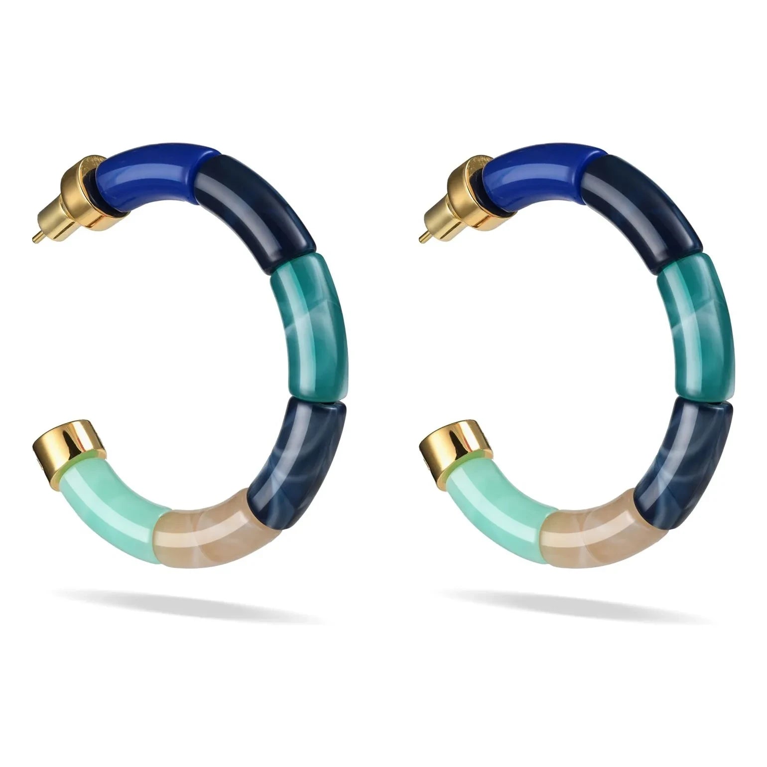 Parabaya - Personalized Bola Earrings | Blue