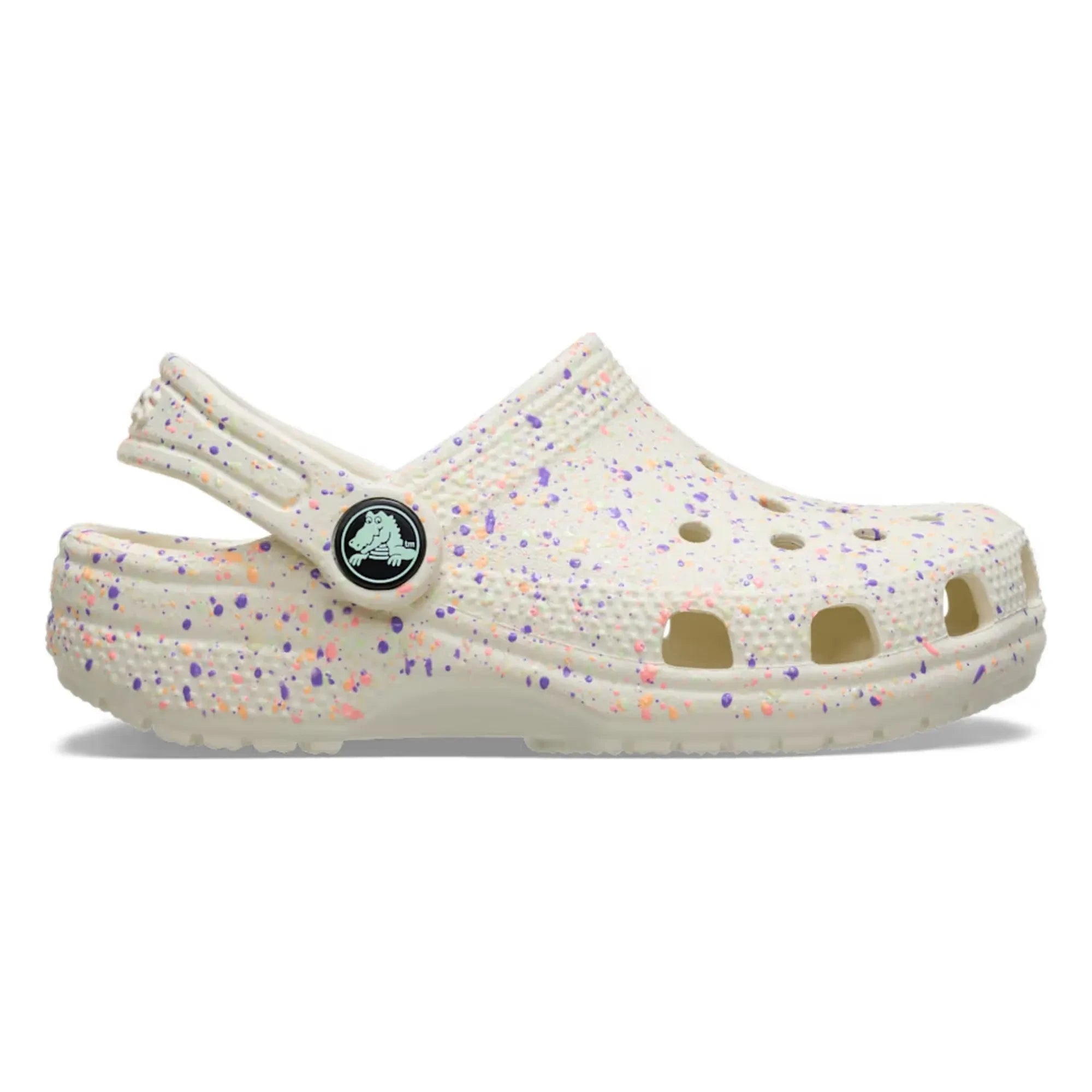 Crocs - Classic Glow Paint Splatter | Ecru