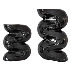 Cosin - Ganache Candle Holders - Set of 2 | Black