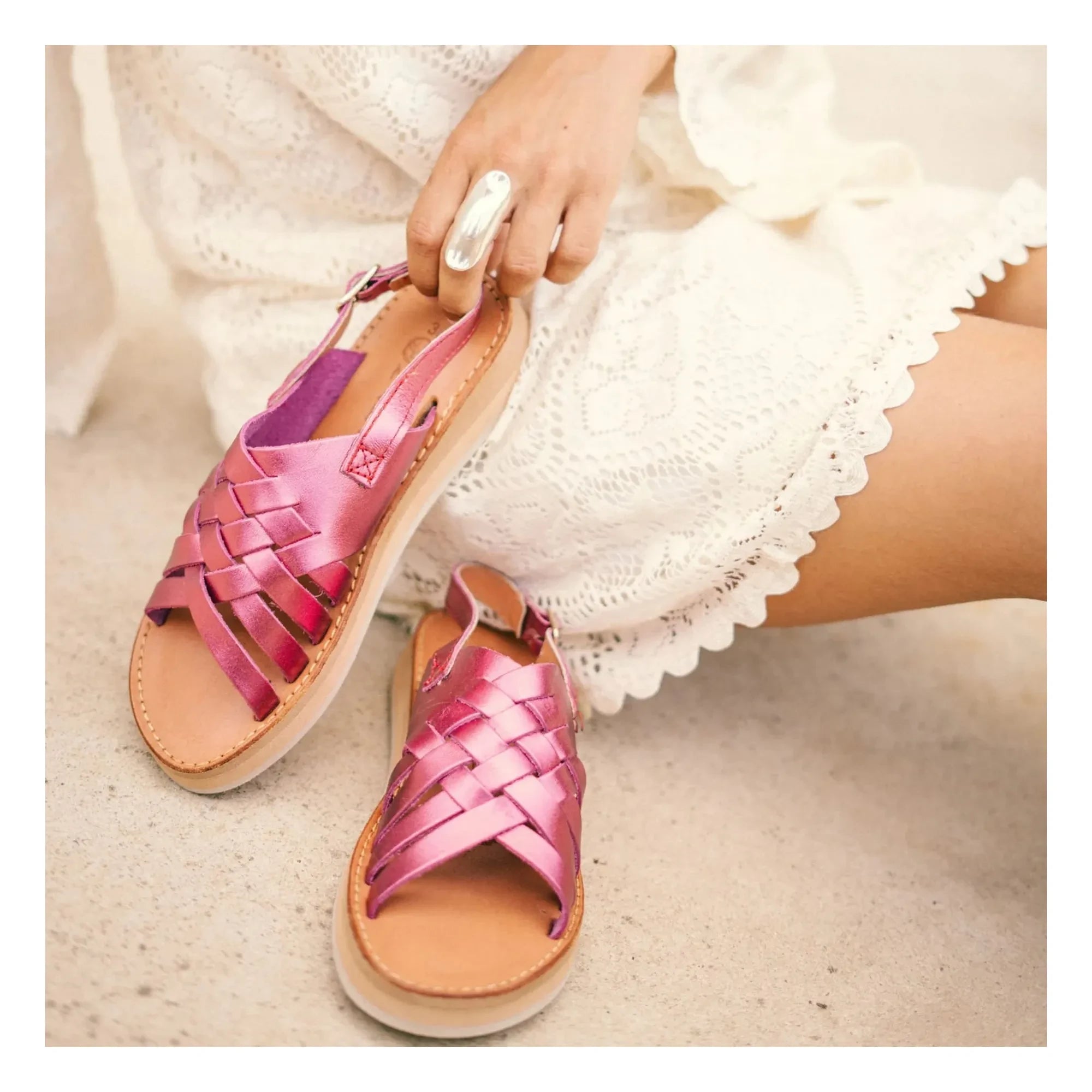 Mapache - Lola sandaletler | Pembe