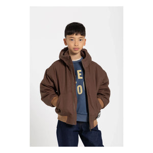 Hundred Pieces - Matt Hooded Jacket | Brown