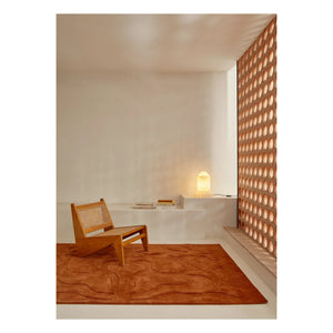 Nanimarquina - Kök boyalı yün halı, Lucia Eames | Terracotta