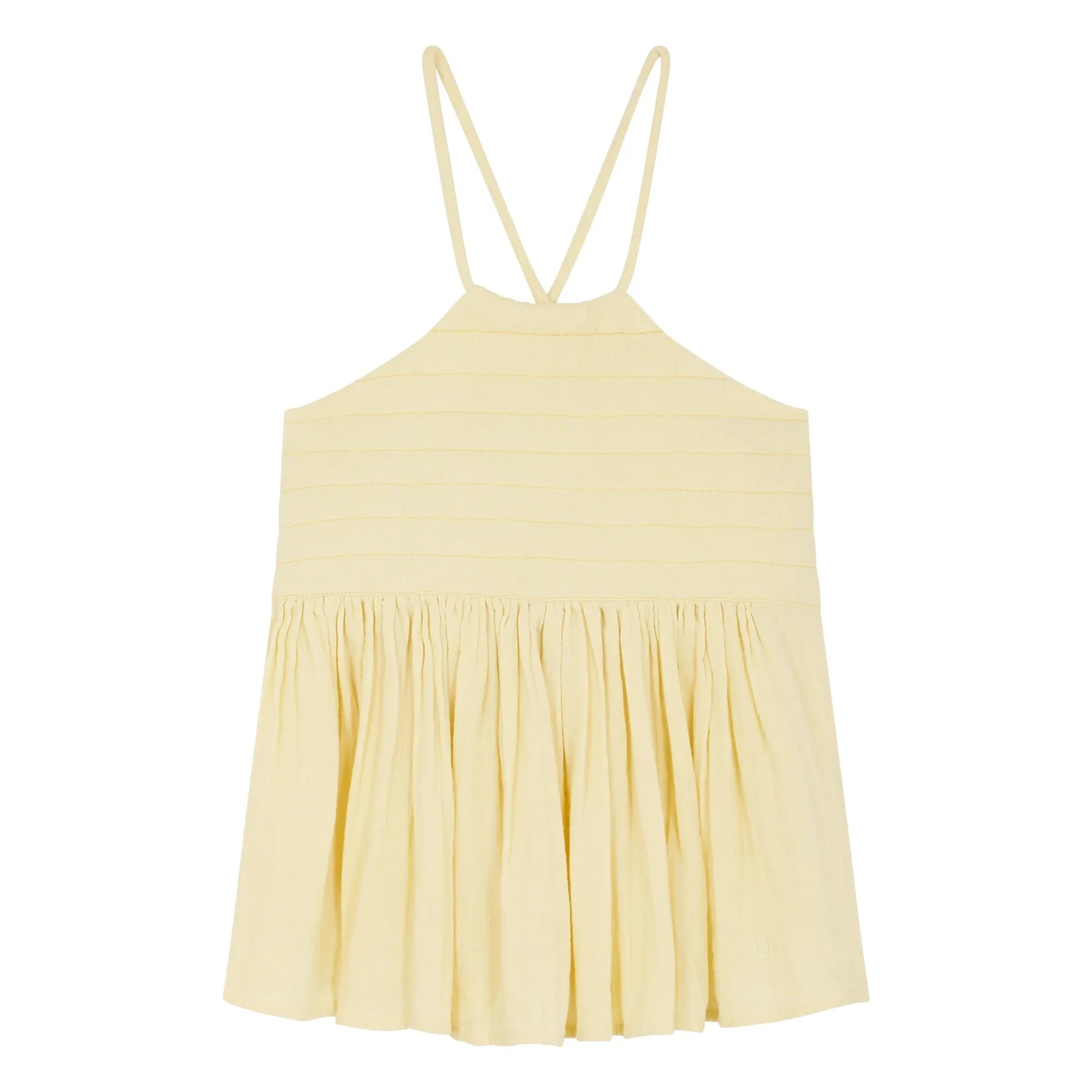 Leon & Harper - Coselo organic cotton tank top | Lemon yellow