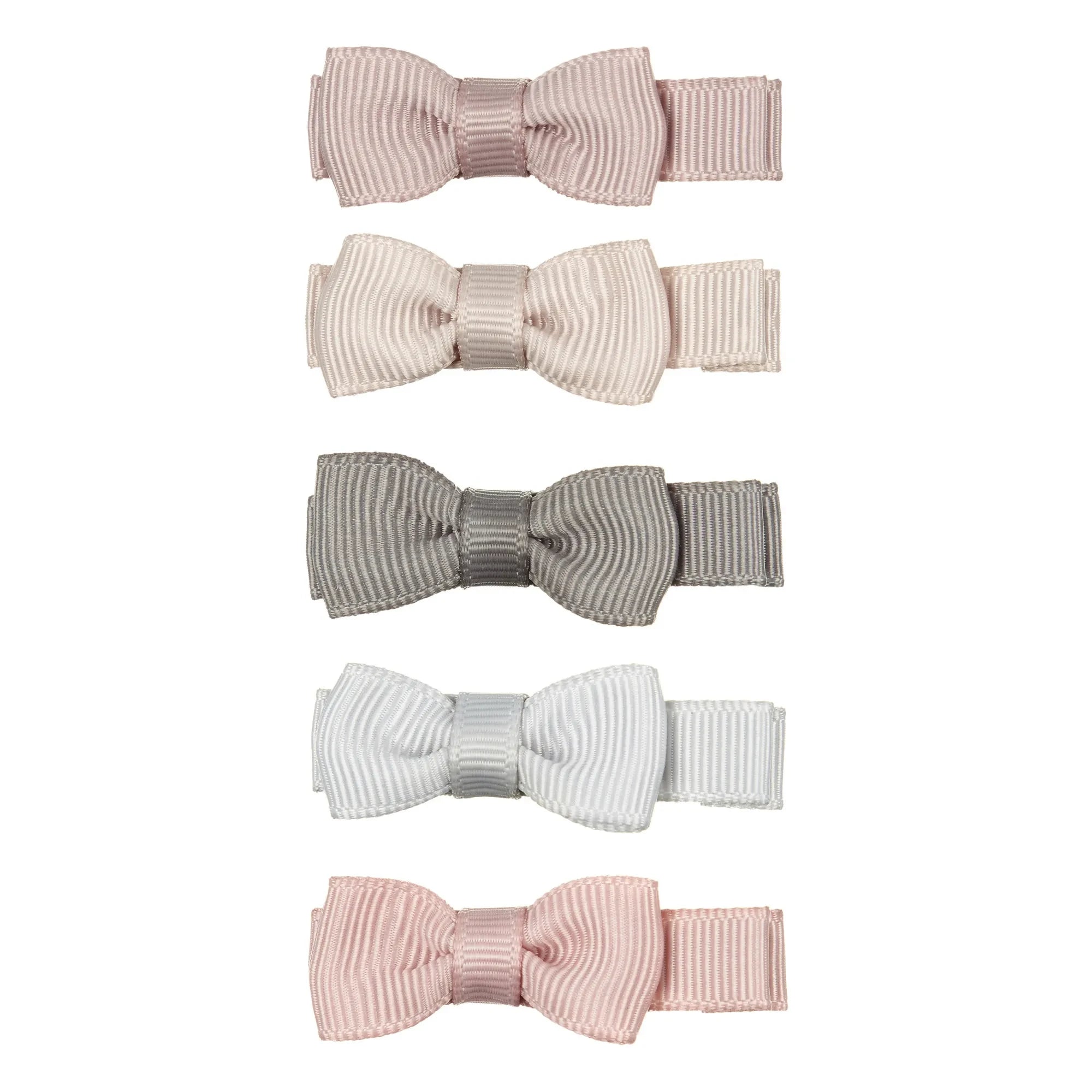 Mimi & Lula - 5-Piece Bow Hair Tie Set | Powder Pink