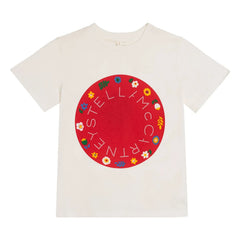 Stella McCartney Kids - Organik Pamuklu Tişört | Fildişi