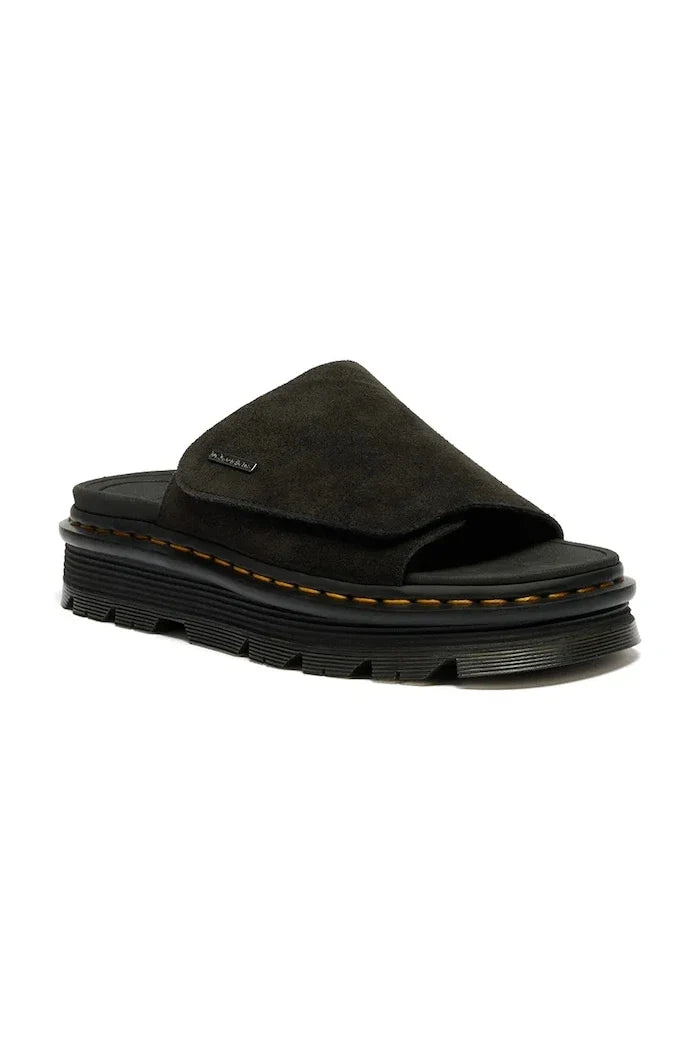 Dr. Martens Süet Platform Terlik ZebZag Slide