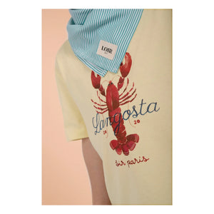 Loir - Langosta sweatshirt | Soluk sarı