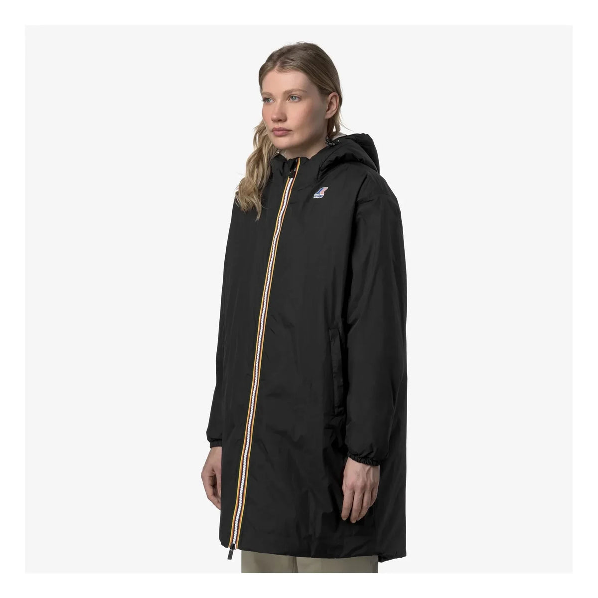 K-way - Le Vrai 4.0 Eiffel East Orsetto Coat | Black