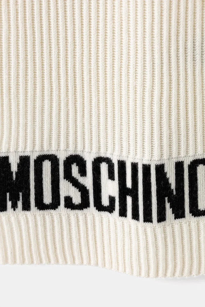 Moschino erkek yün eşarp