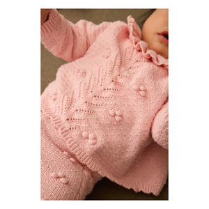 Louise Misha - Elvina Ruffled Collar Sweater | Pink