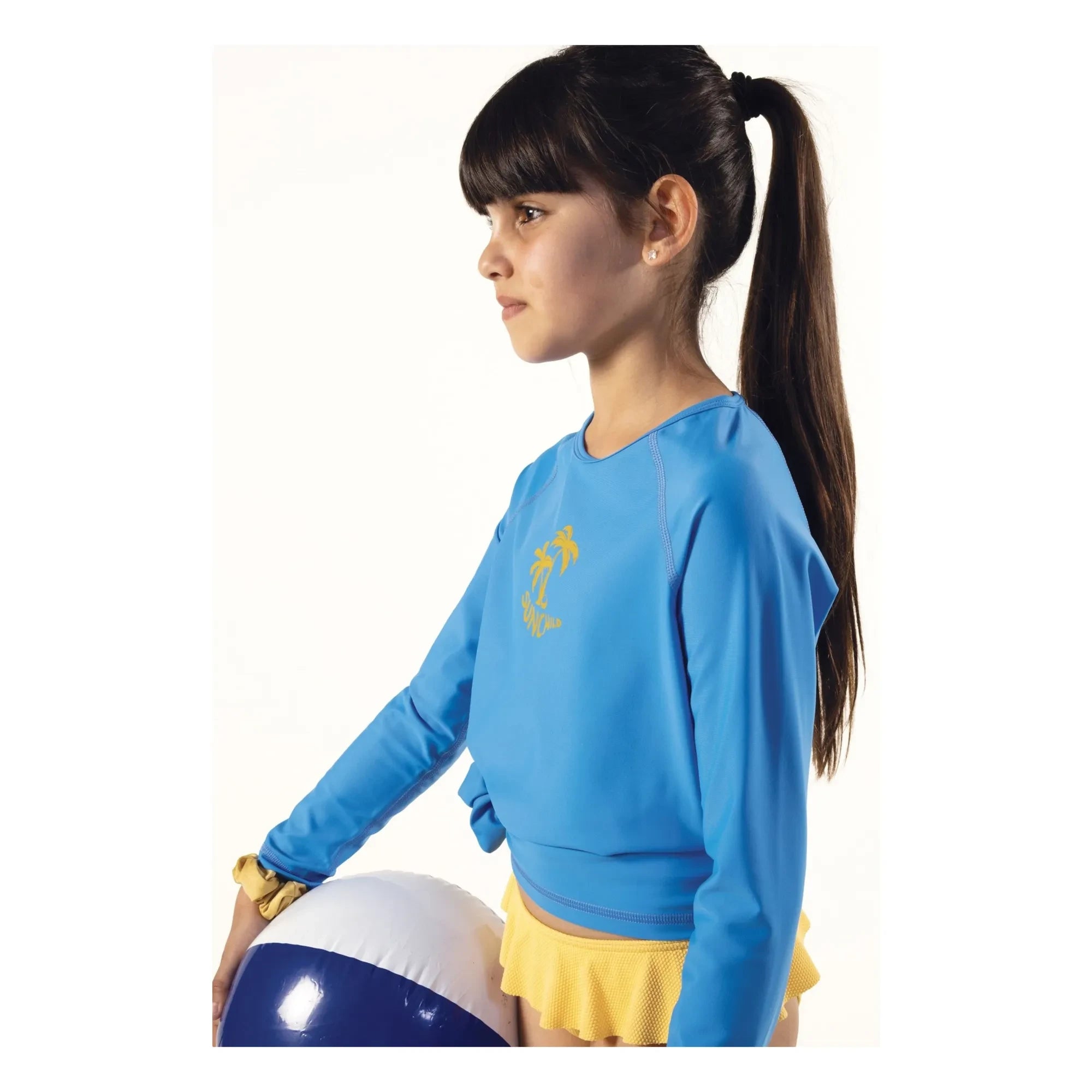Sunchild - Saco Smallpalm UV Protection T-Shirt | Azure Blue