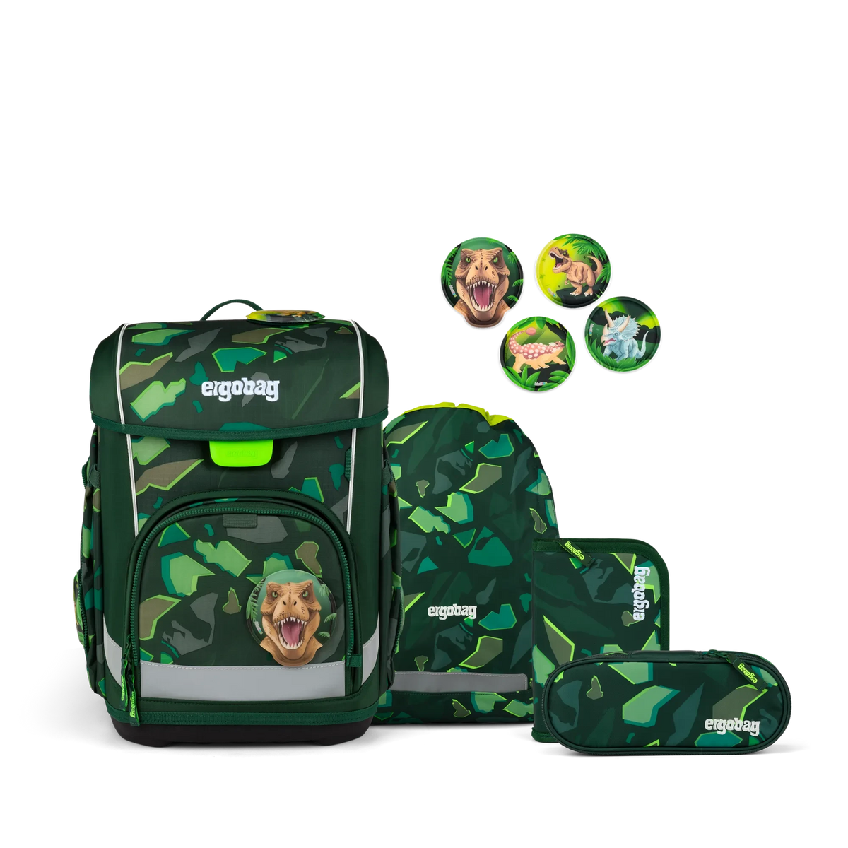 Ergobag - Schulranzen-Set cubo Bearasaurus