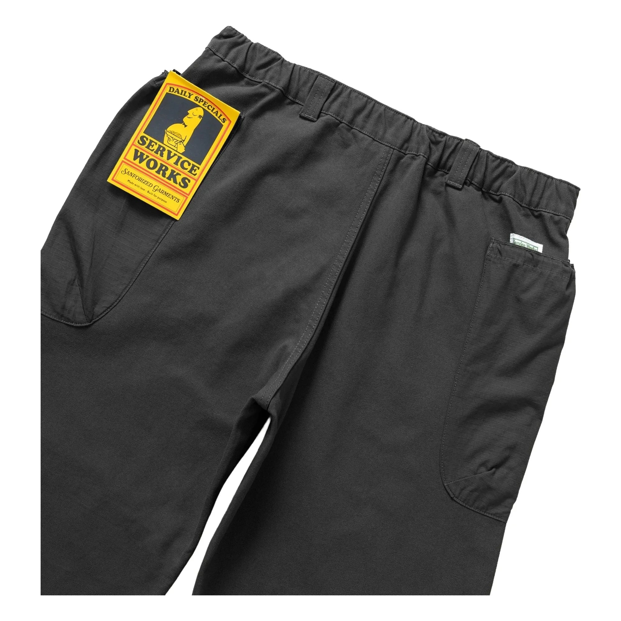 Service Works - Bio-Baumwoll Gardener Hose | Dunkelschwarz