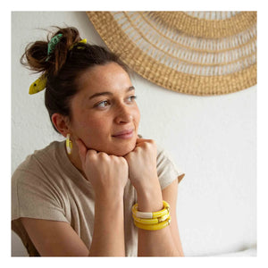 Parabaya - Riviera Amarelo 3 Armbänder | Gelb