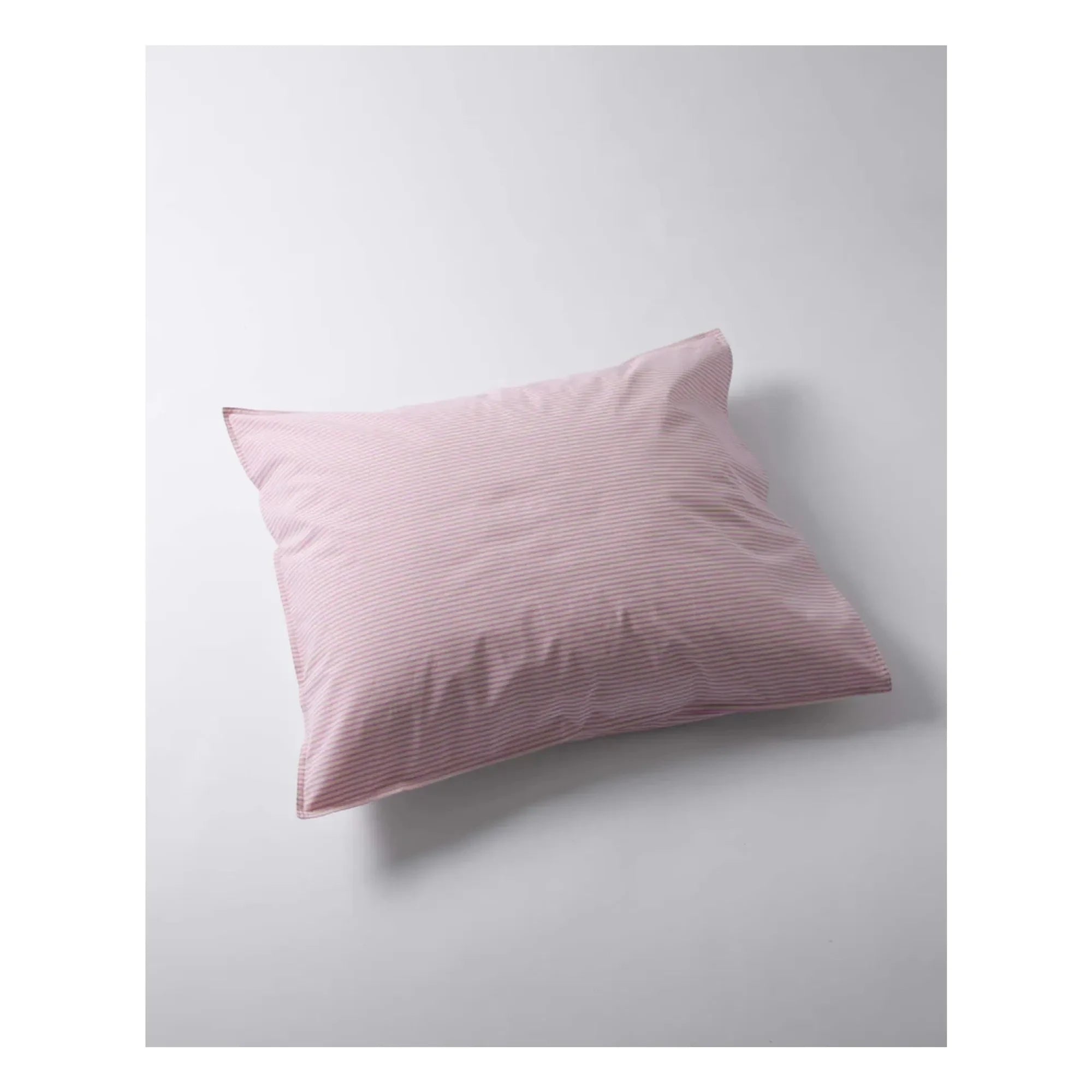 Suite 702 - Striped Cotton Pillowcase | Pink