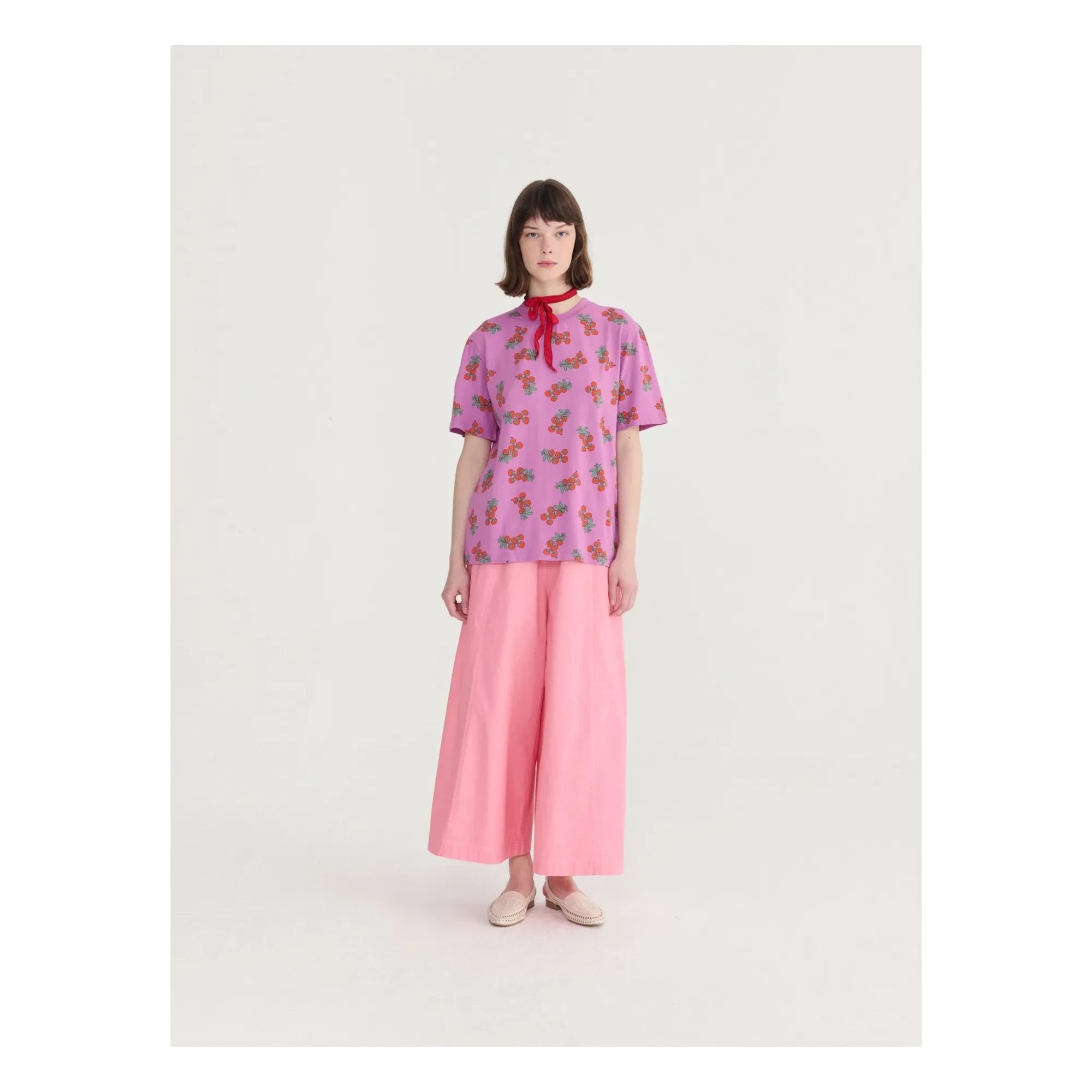 Bobo Choses – T-Shirt mit Tomatenprint aus Bio-Baumwolle | Lila