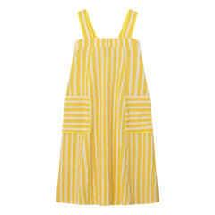 Dr Bloom - Lemon Yellow Striped Dress