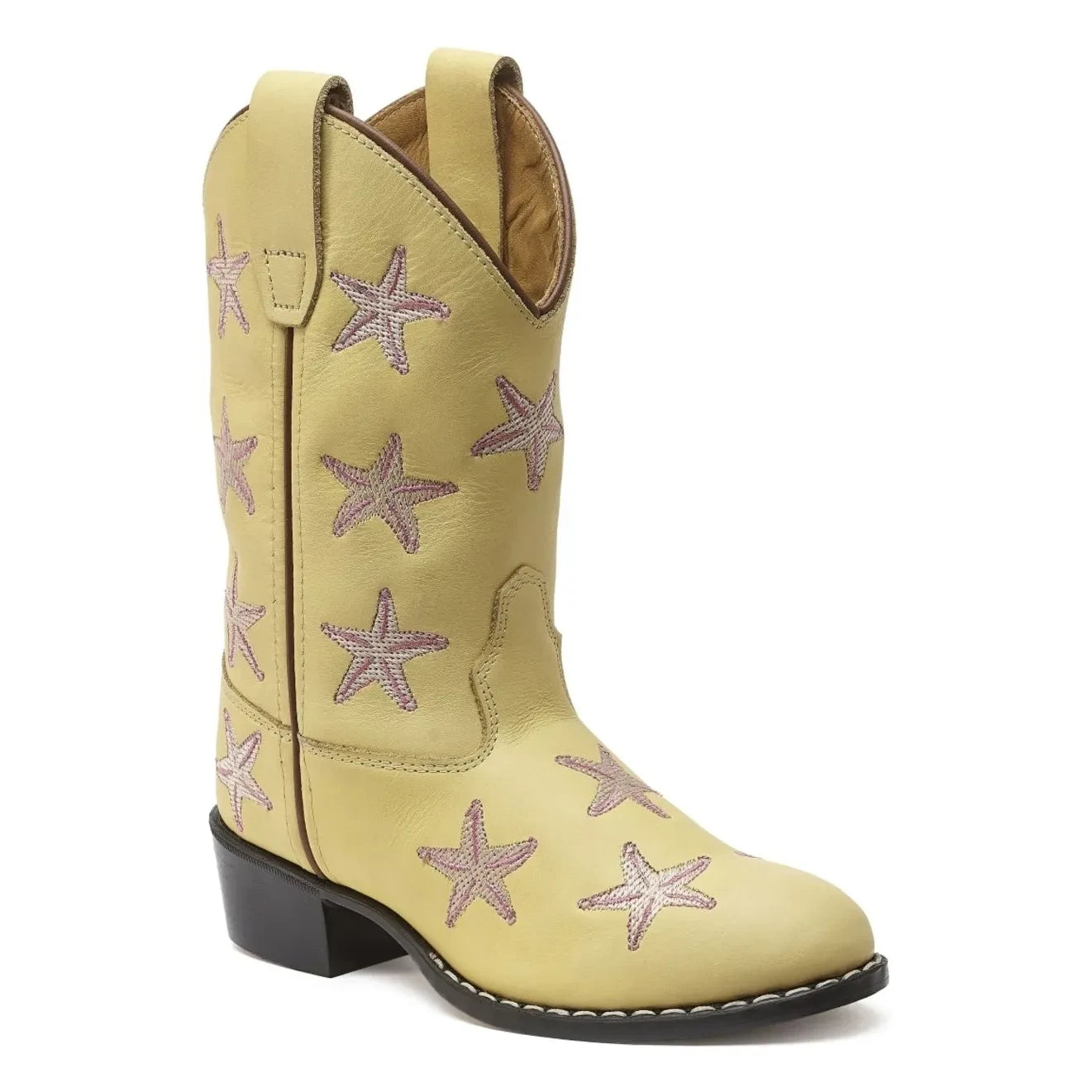 Bootstock - Santiags Starfish Deri | Soluk sarı