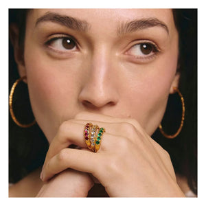 Alhaja - Dolores Ring | Blau