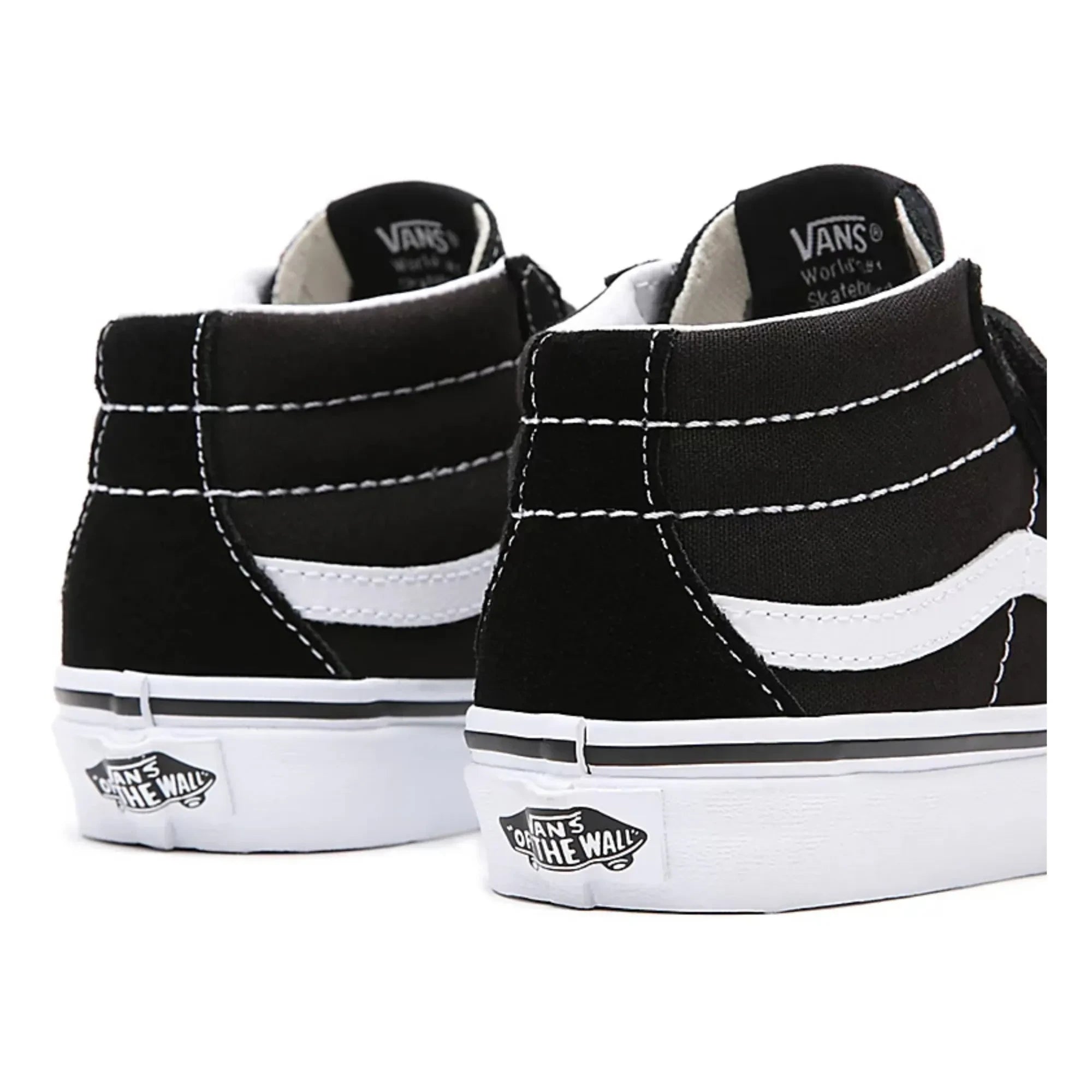 Vans - SK8-Mid Reissue Cırt Cırtlı Sneaker | Siyah