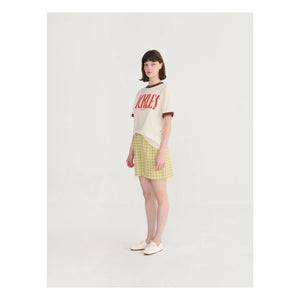 Bobo Choses - T-Shirt aus Bio-Baumwolle mit Farbblock | Creme