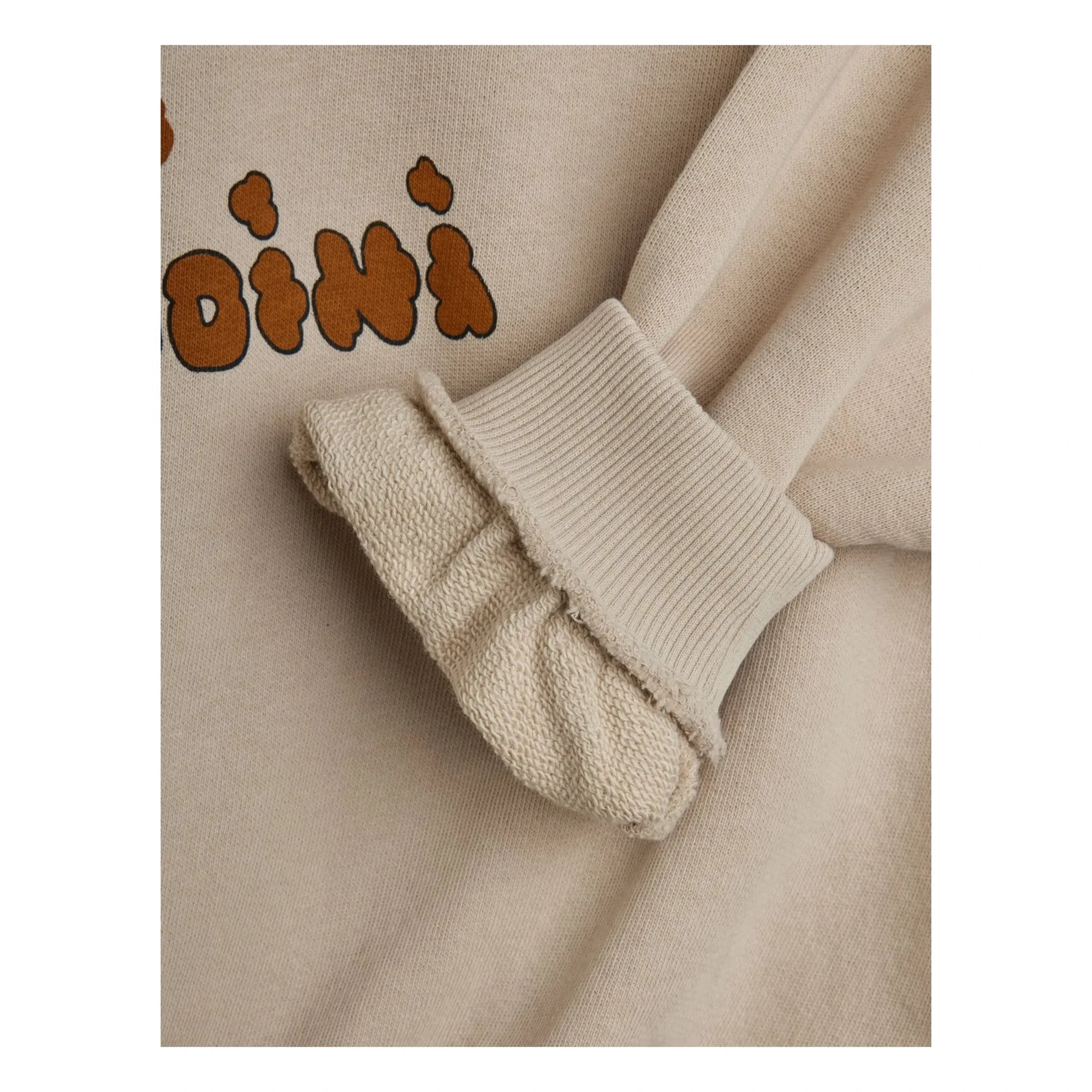 Mini Rodini - Doggies organik pamuk sweatshirt | Heather gri