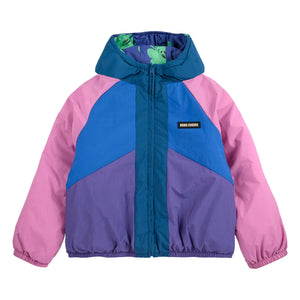 Bobo Choses – Wendbare wasserdichte Jacke mit Kleeblattmuster aus recycelten Fasern | Lila