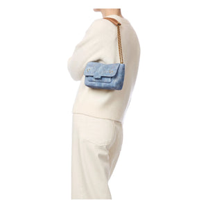 Jérôme Dreyfuss - Tasche Lulu S Veloursleder | Washed Blau