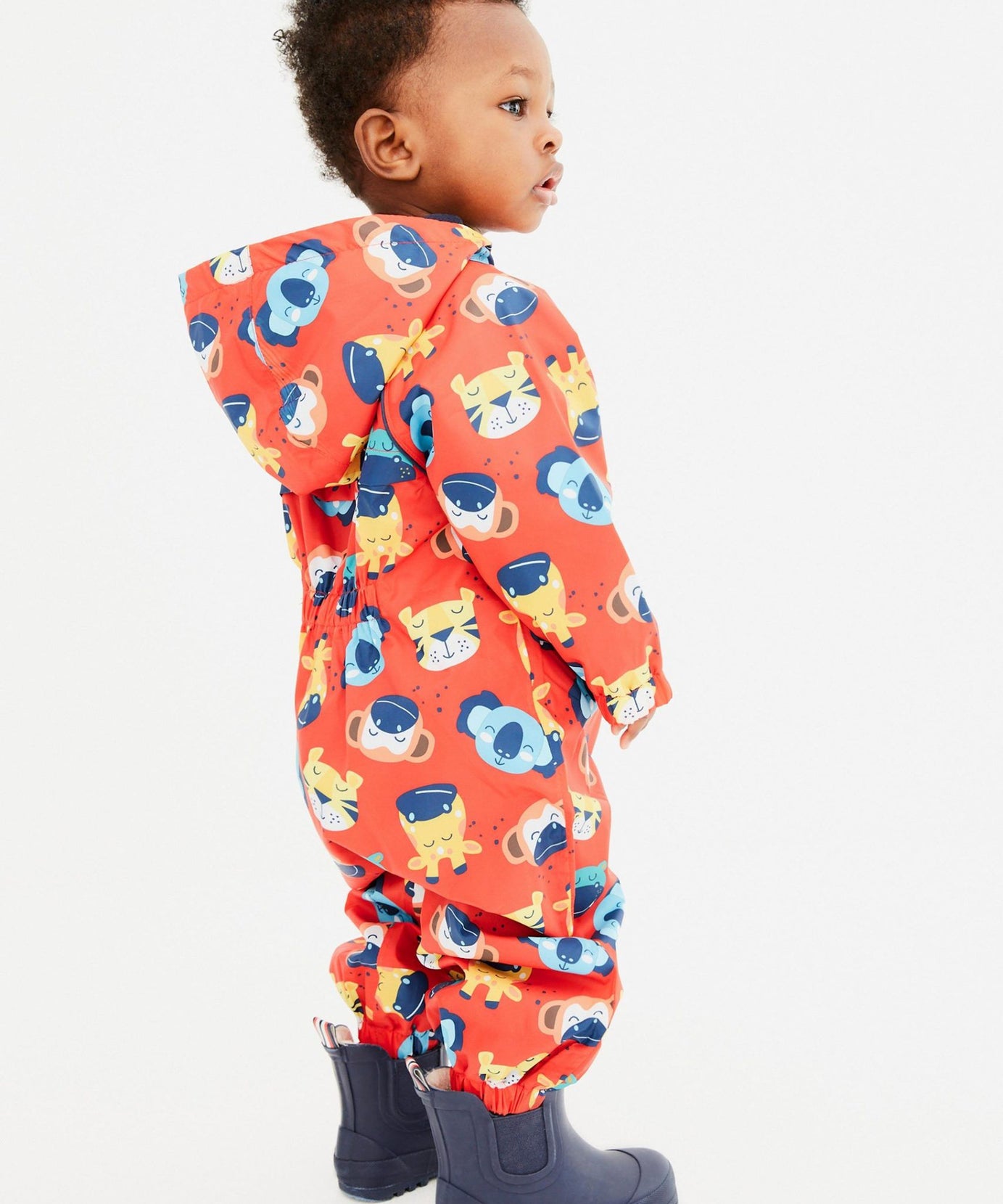 Next - Polar Astarlı Hayvanlar Desenli Çocuk Yağmurluğu - 12-18 Aylık-Dinossi