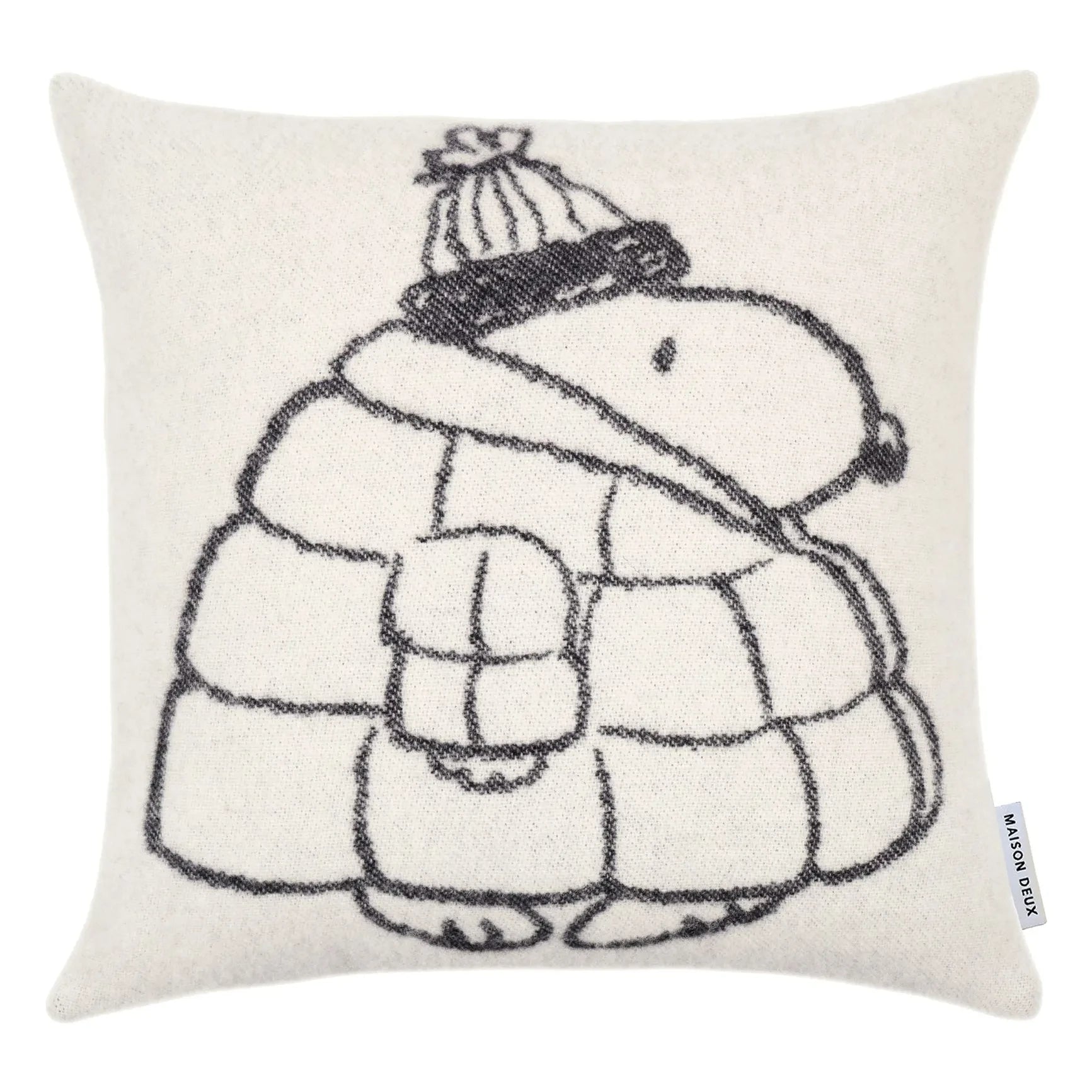 Maison Deux - Peanuts Doudoune Pillow Cover | White