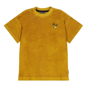 Tumble N'Dry – T-Shirt aus Bio-Baumwolle mit Frottier-Struktur Pacificus | Senf