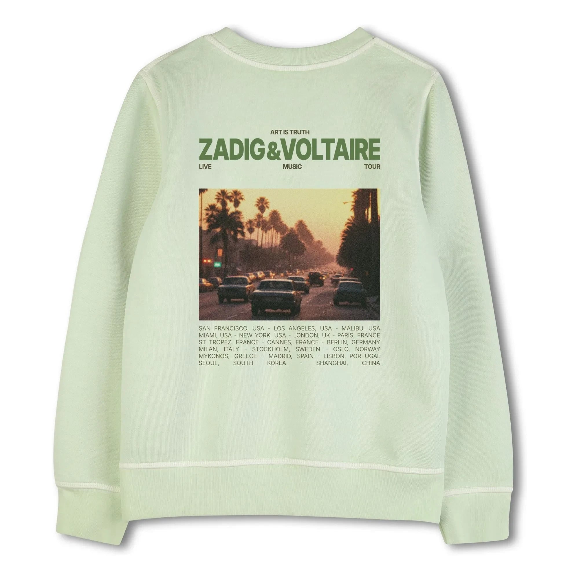 Zadig & Voltaire - Sweat Art Is Truth | Açık yeşil