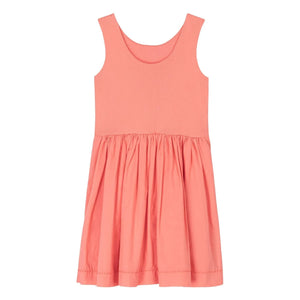 Petit Bateau - Organik pamuklu fitilli elbise | Mercan