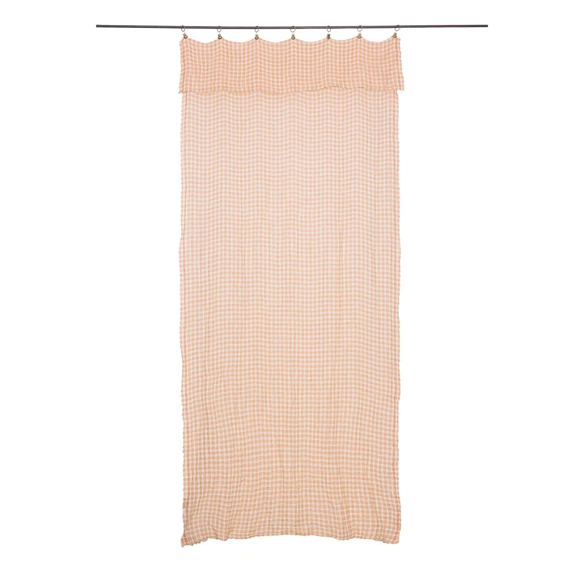 Le Monde Sauvage - Harmattan Cuba Curtain | Orange Pas