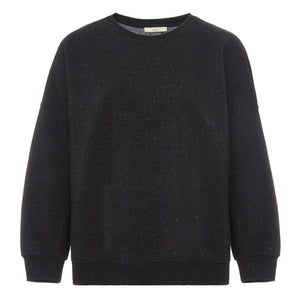 Sessùn - Chebbi Benekli Pamuklu Sweatshirt | Siyah