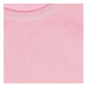 Tumble N'Dry – Geprägtes T-Shirt aus leuchtender Bio-Baumwolle | Rosa