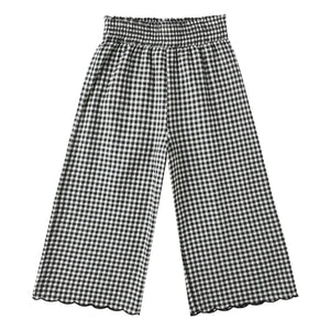 Rylee + Cru - Vichy-Karo-Hose | Schwarz