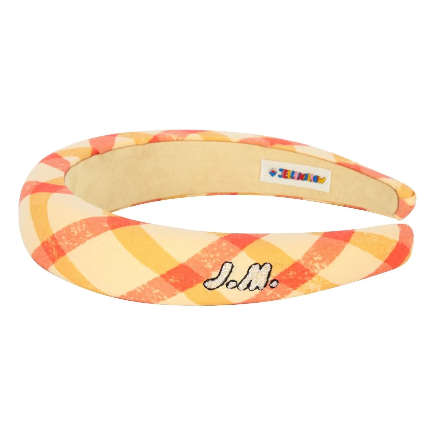 Jelly Mallow - Carreaux Headband | Yellow